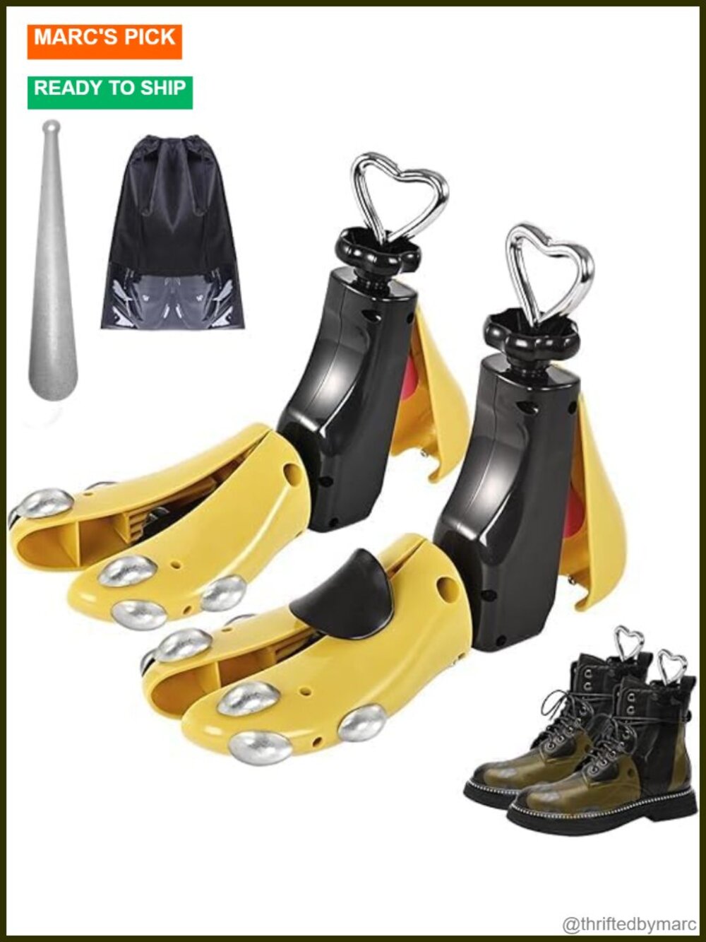 Adjustable Shoe Stretcher Boot Widener Length Width Expander for Wide Feet